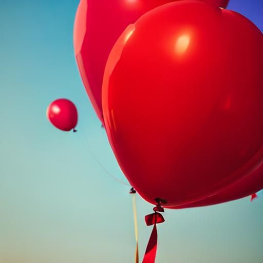 99 Red Balloons in Detailed 4K Resolution