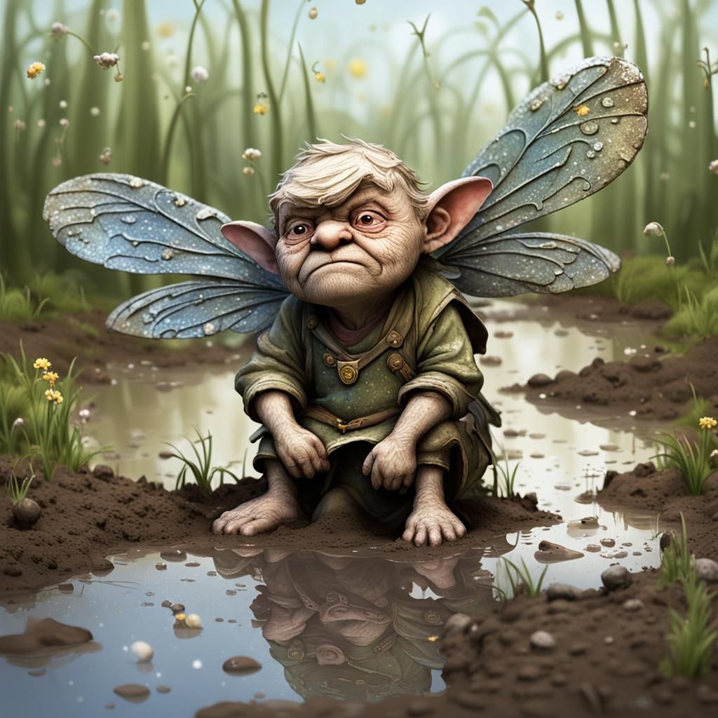 Meet Grumblebum, the perpetually grumpy fairy who had the un...
