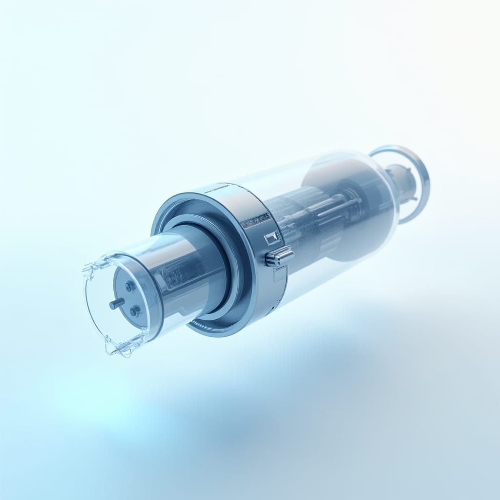 X-Ray Tube Insert in Futuristic Style