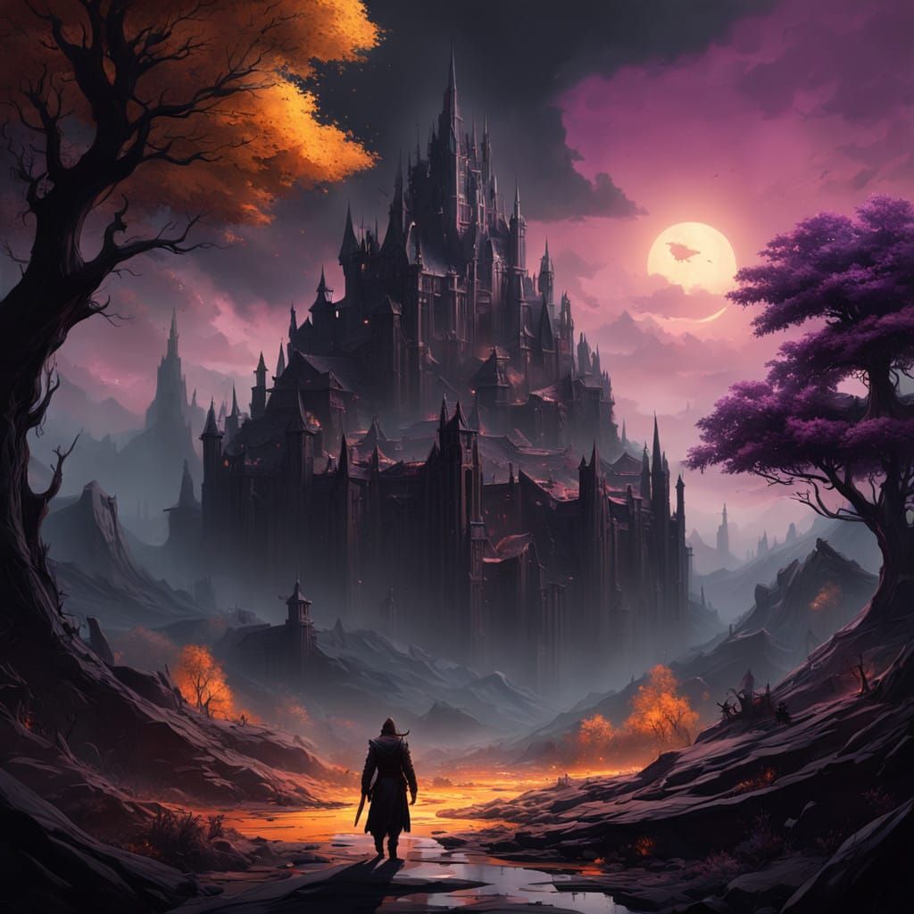 Ethereal Abyss in Dark Fantasy Realm