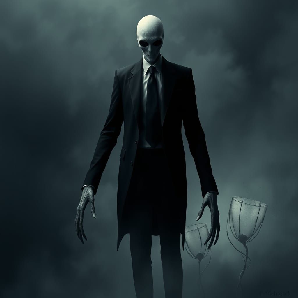 Ominous Figure in Haunting Atmosphere