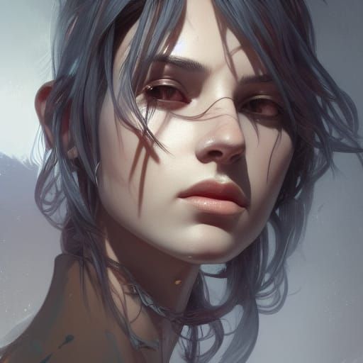 Detailed Portrait with Dynamic Lighting