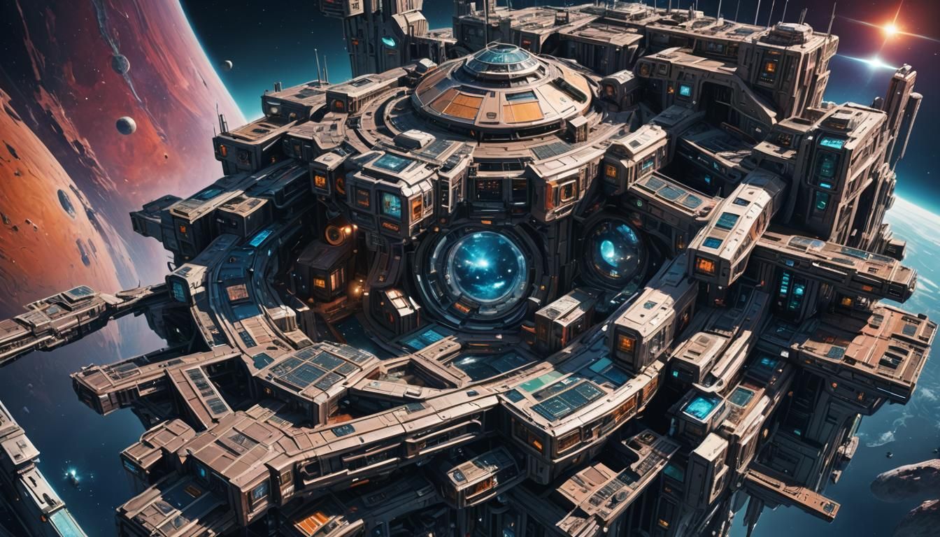 Space Station ''Aurora V'' Singularity Containment Chamber Concept Art (Image 13)