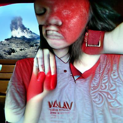 Volcanic Emotions: An Inner Landscape in Red