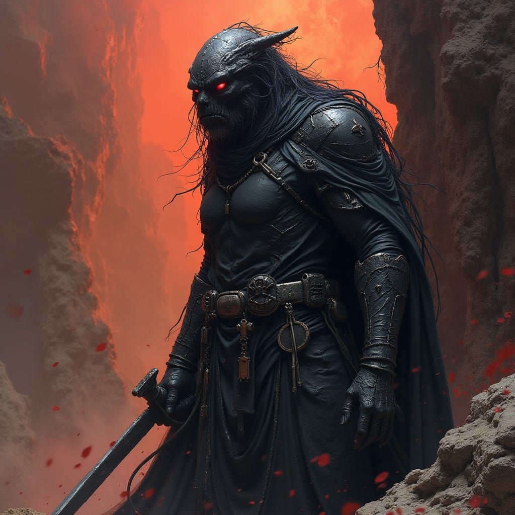 Dark Fantasy World in Grim Medieval Style