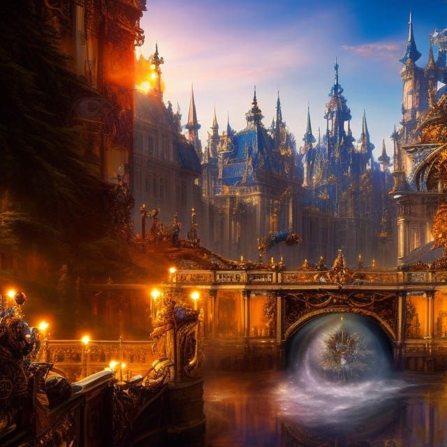 πποΈ Majestic footbridge of the enlightened castle