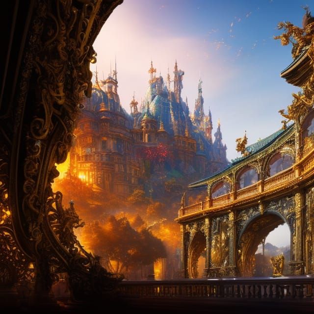 πποΈ Majestic footbridge's castle of the great king