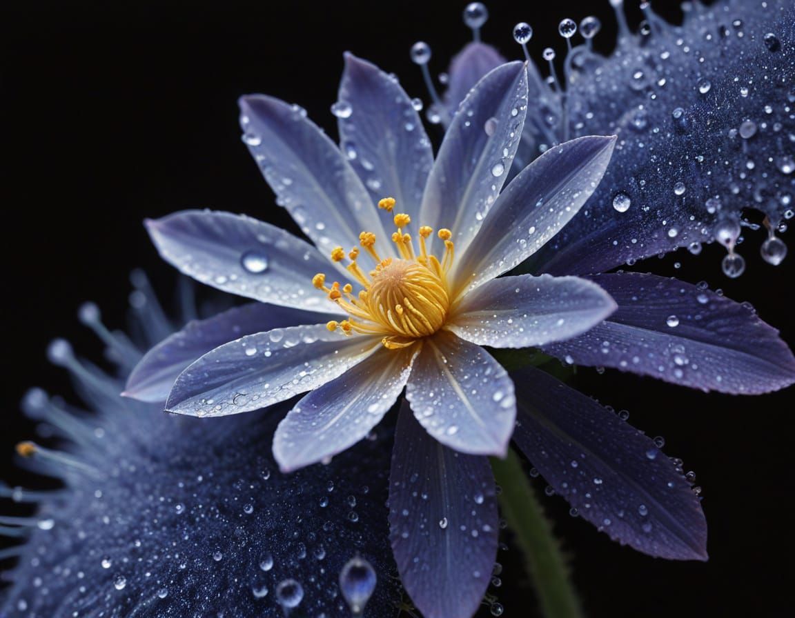 Tiny Petallic Person in Crazed Emulsion Denial