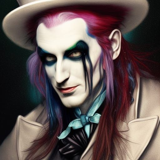 Mad Hatter as Gothic Metal Musician