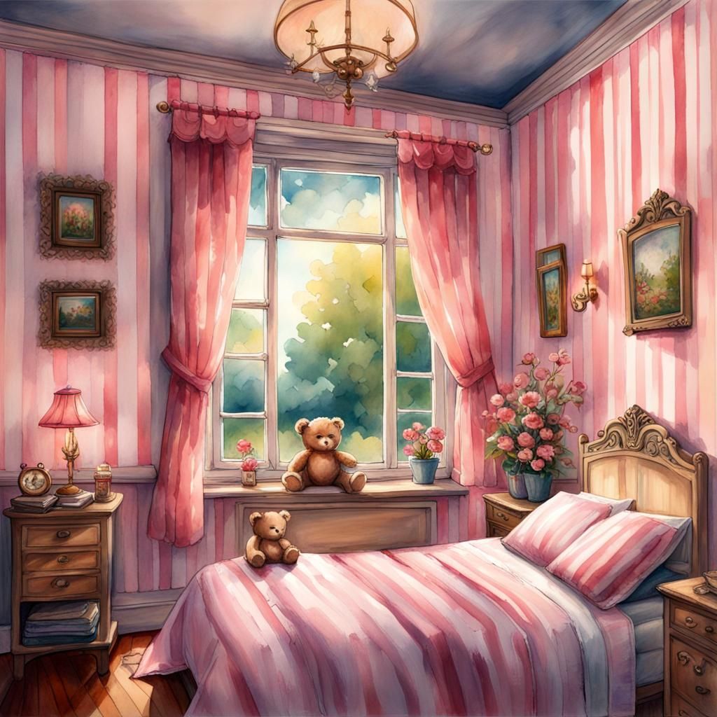 pink bedroom