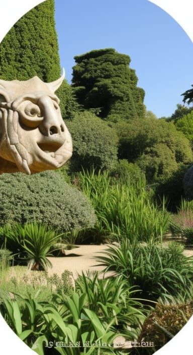 Exotic Botanical Garden Illustration