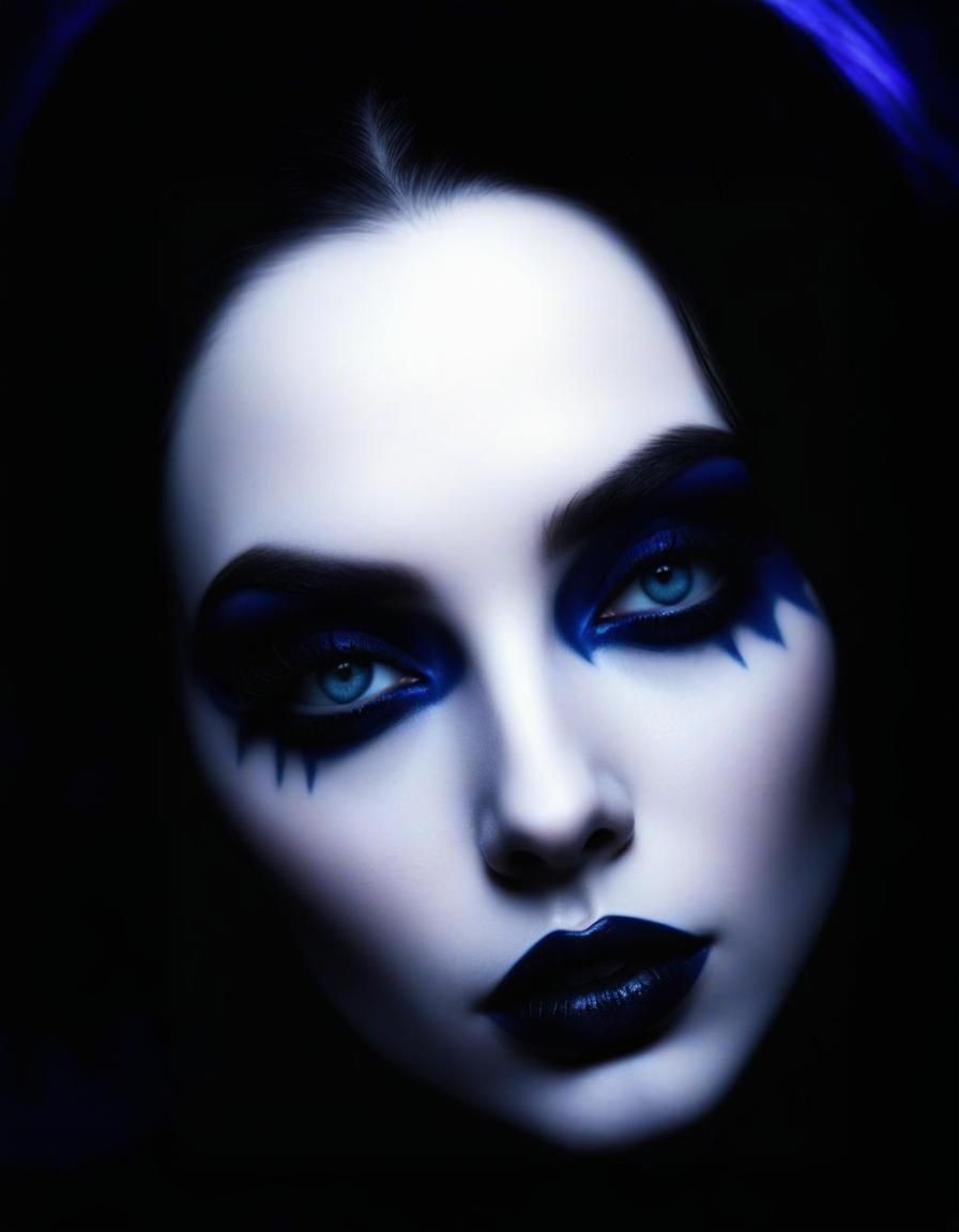 Dark feminine Gothic beauty