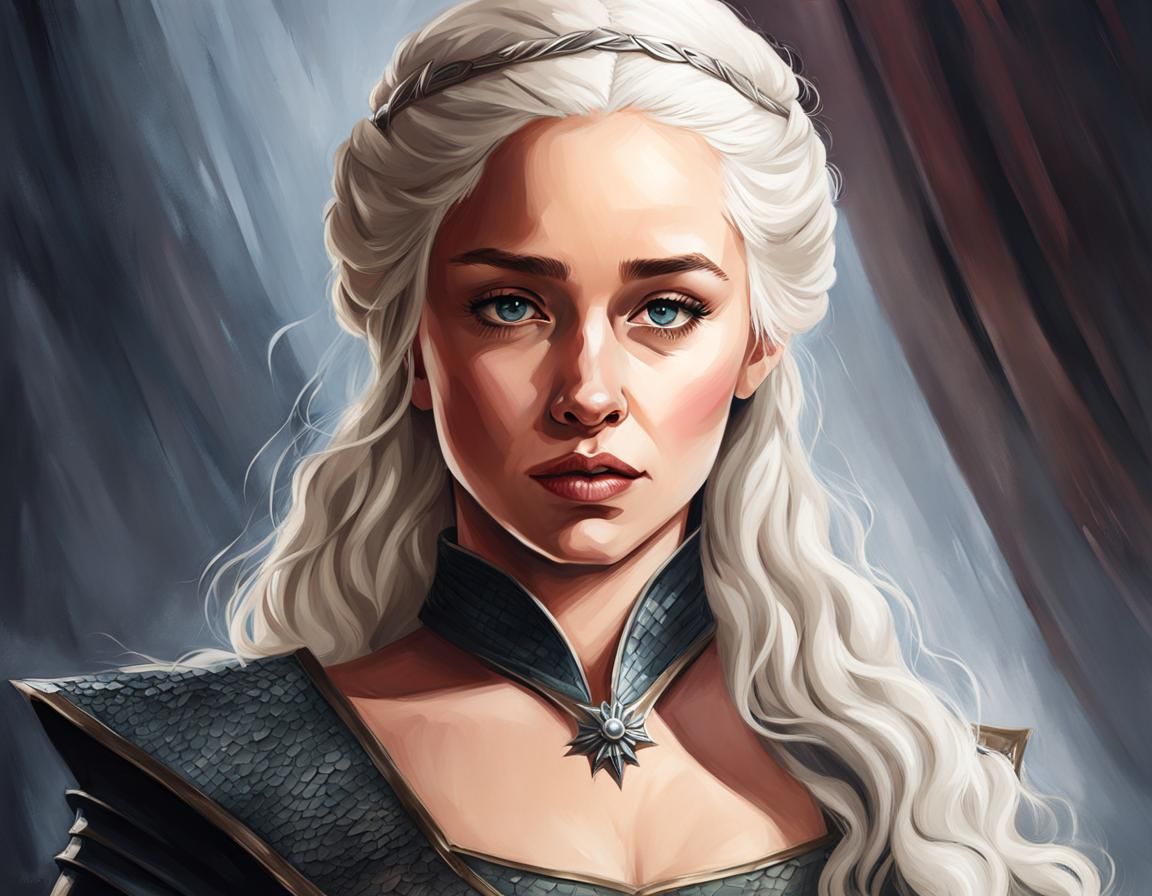 Daenerys Targaryen Portrait from Game of Thrones