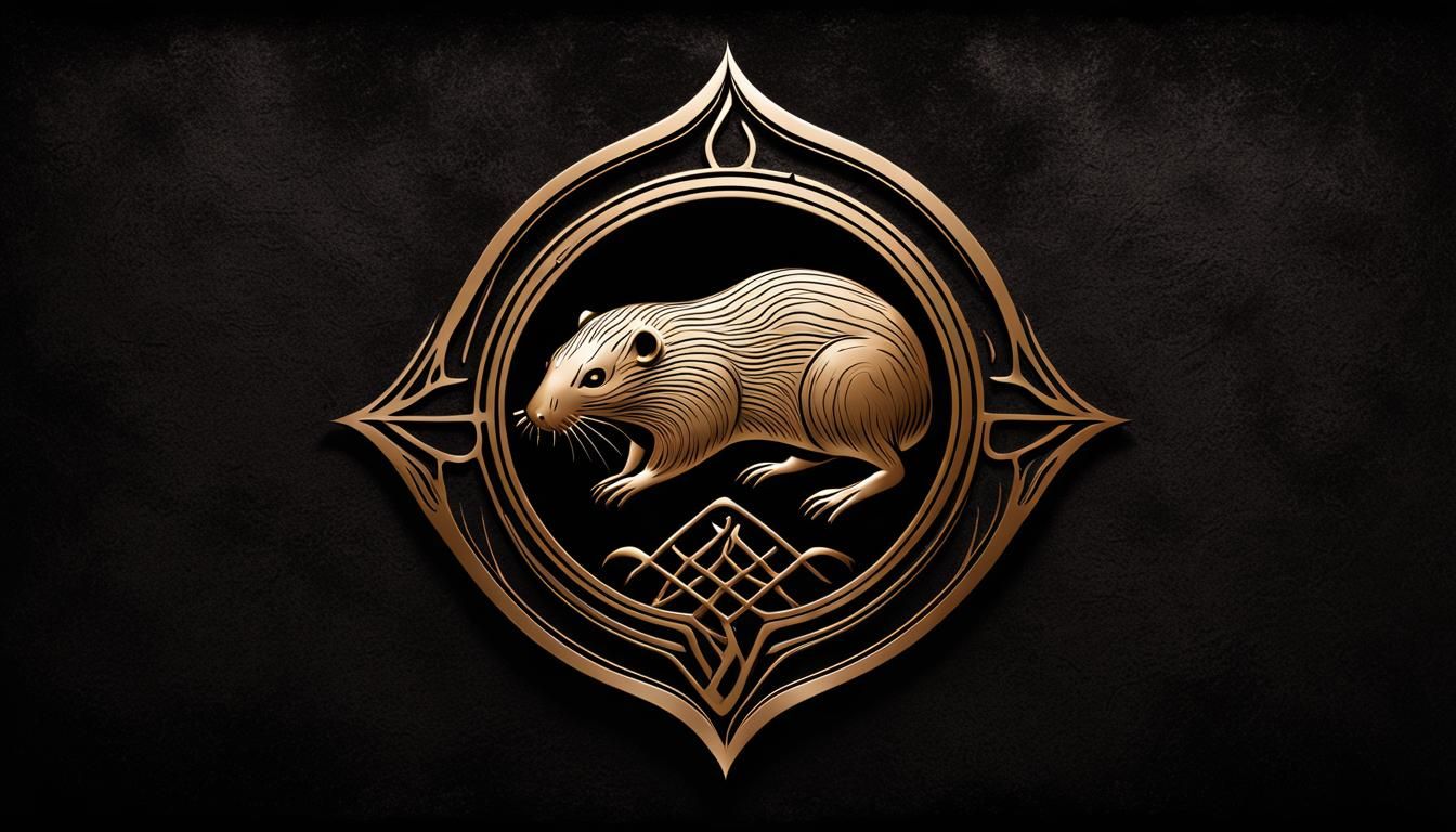 Bronze Sigil of a Mole-Rat Brood Mother