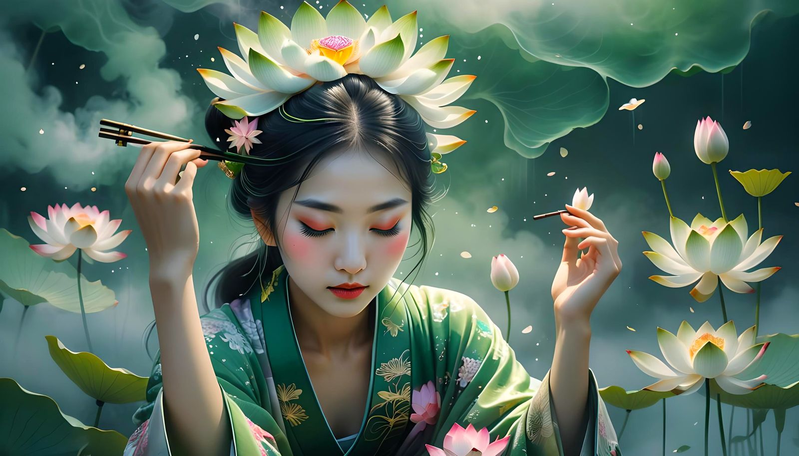 Abstract Reincarnation Cycle of Life