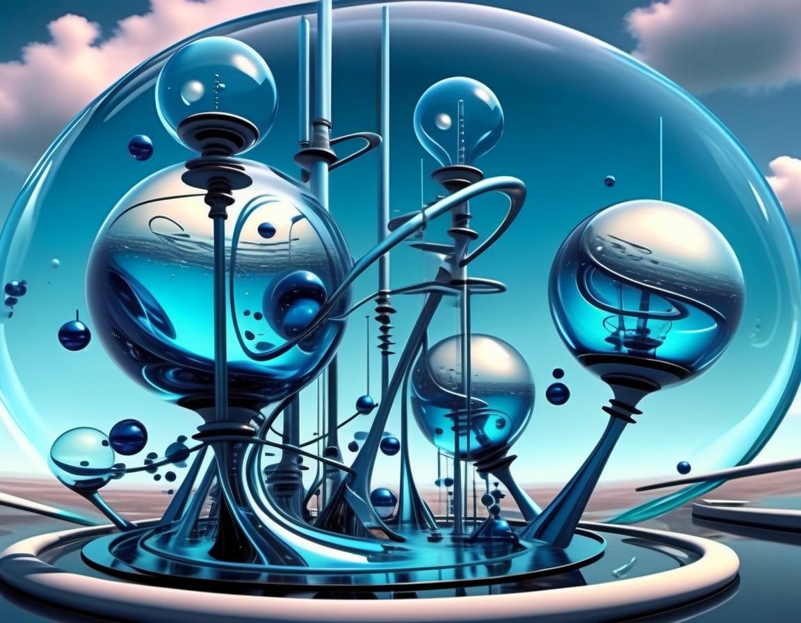 Surreal Tesseract Bending Reality