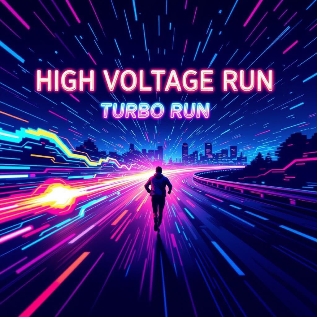 Neon Highway Race: High Voltage Run