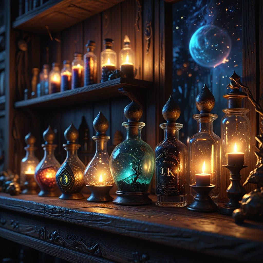 potion bottles