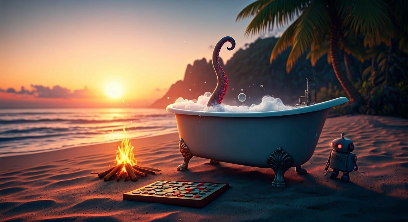 Eerie Island: Tentacle, Robot, and Eldritch Game