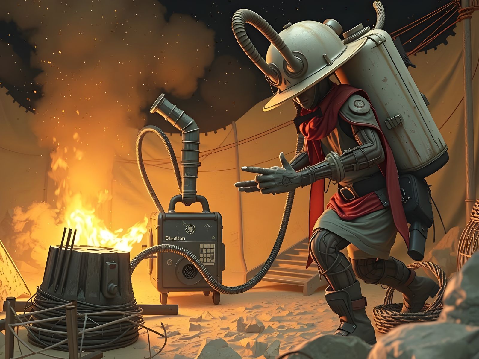 Gypsy mutant industrial vacuum cleaner