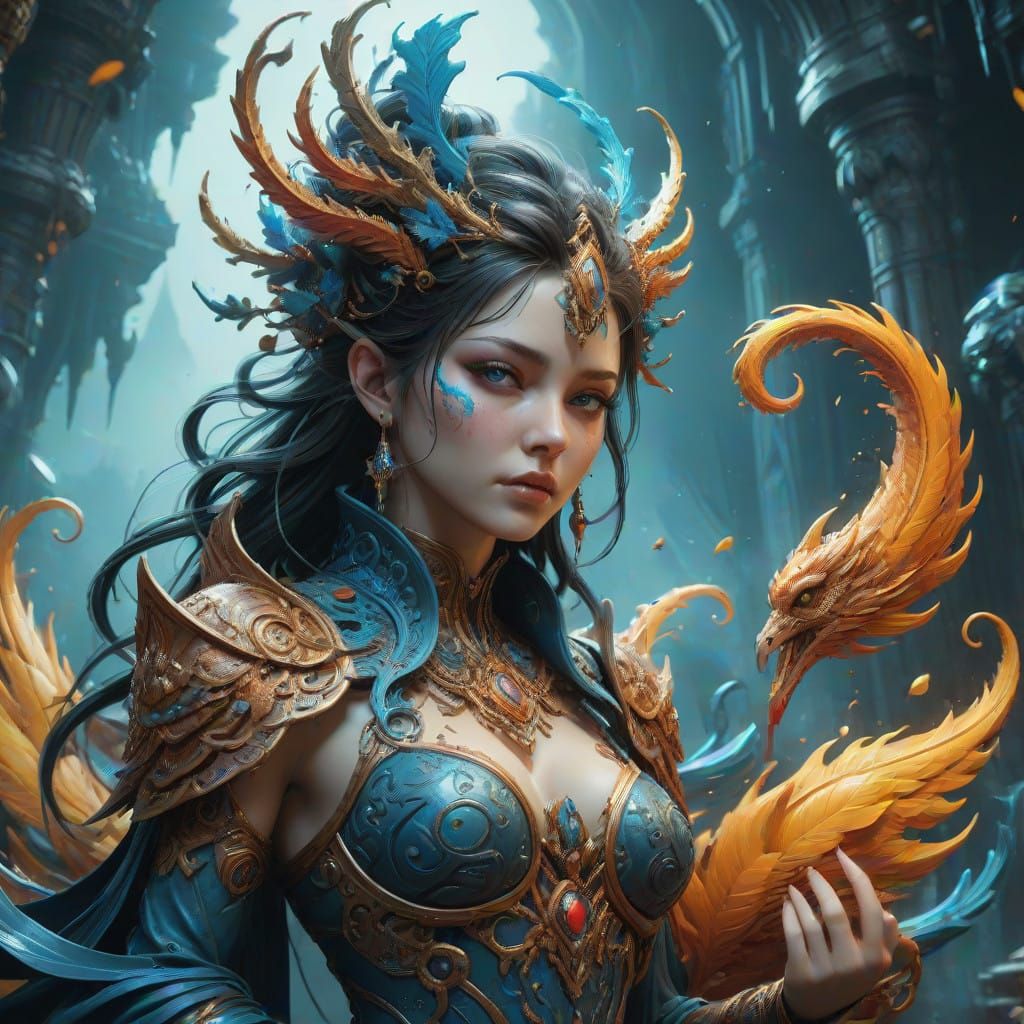 Ethereal Masterpiece: Detailed Fantasy Concept Art
