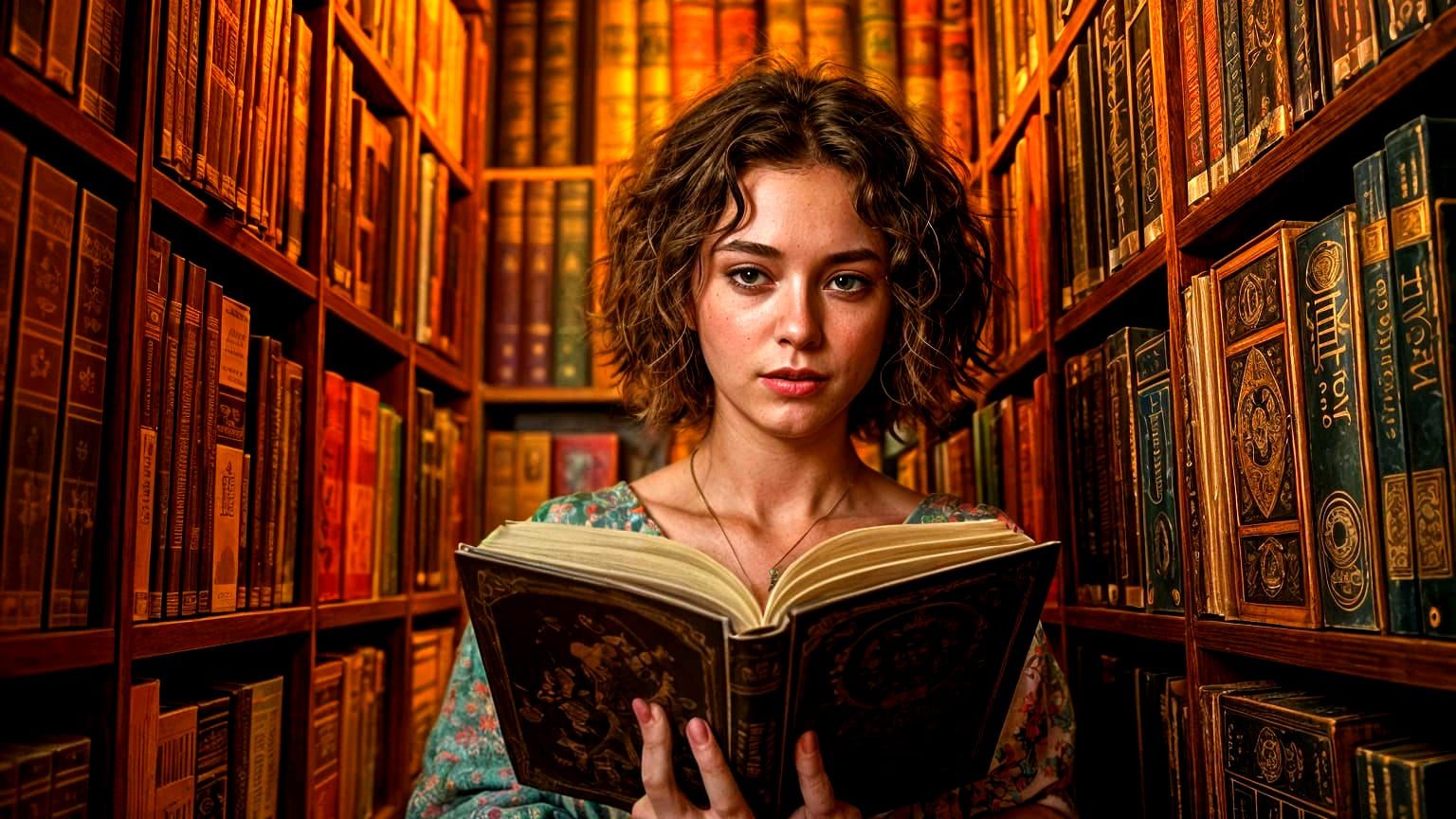 Romantic Fairytale Reading Nook Cover Illustration