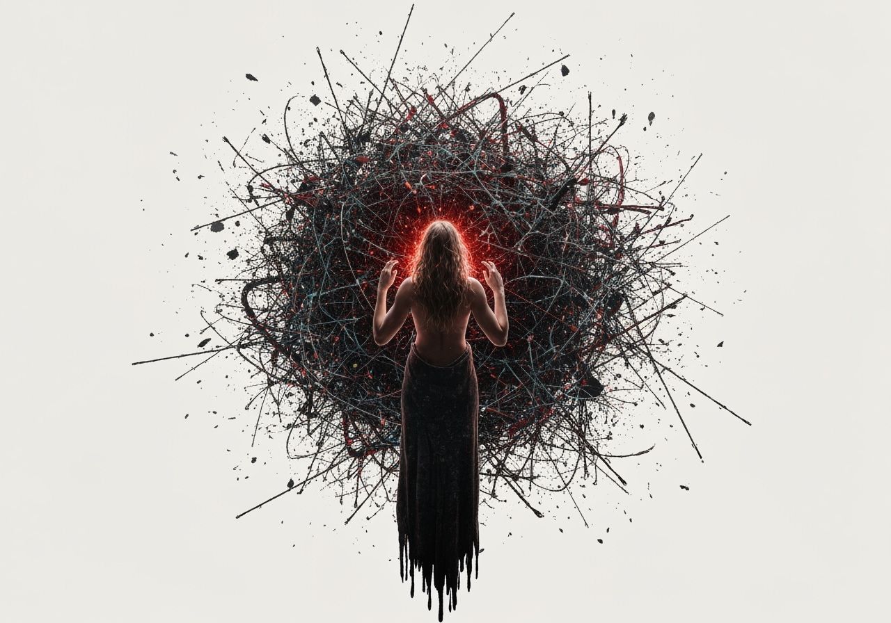 The Powerful Pulsing of Love in My Veins My Sudden Neural Collapse in Chaotic Deconstruction of Hopeful Fears