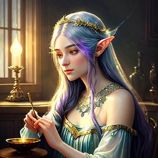 Elven portrait