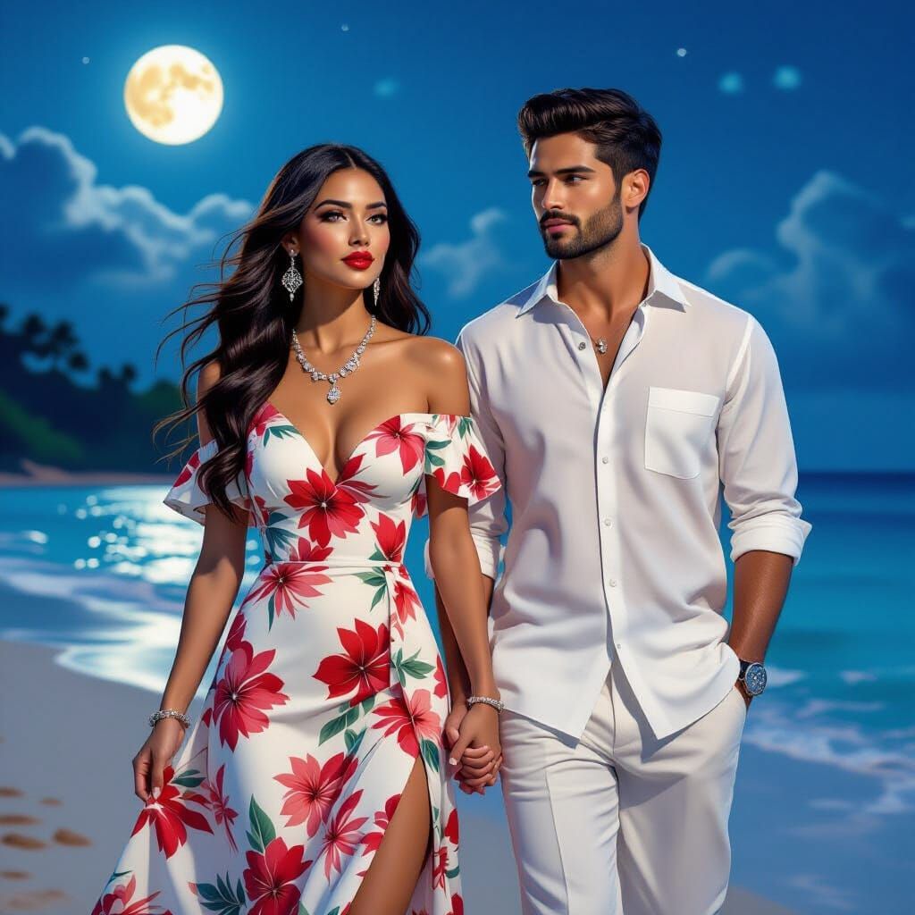 Hawaiian fashion summer show