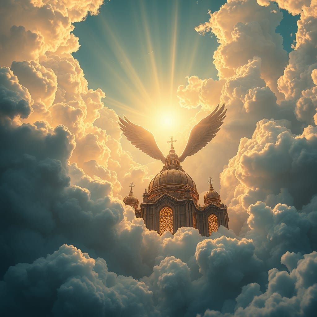 Celestial Realm in HDR with Angelic Architecture