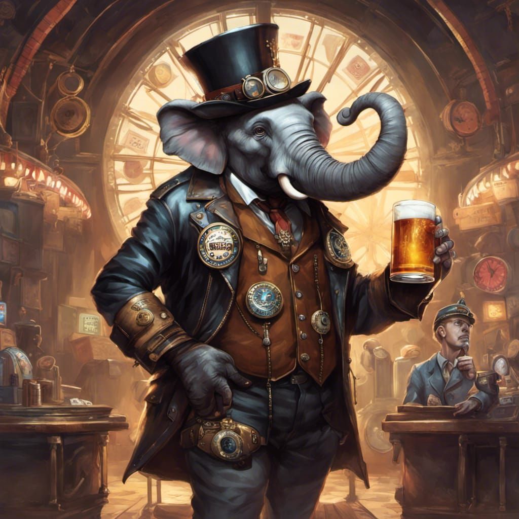 Ach der Punk Admiral gönnt sich ein Bier