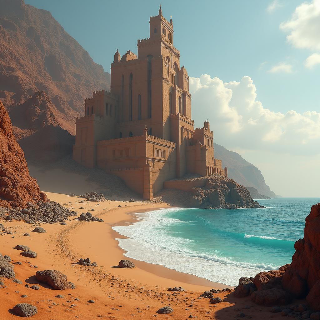 The first Sandcastle was built on the edge of an open sea on...
