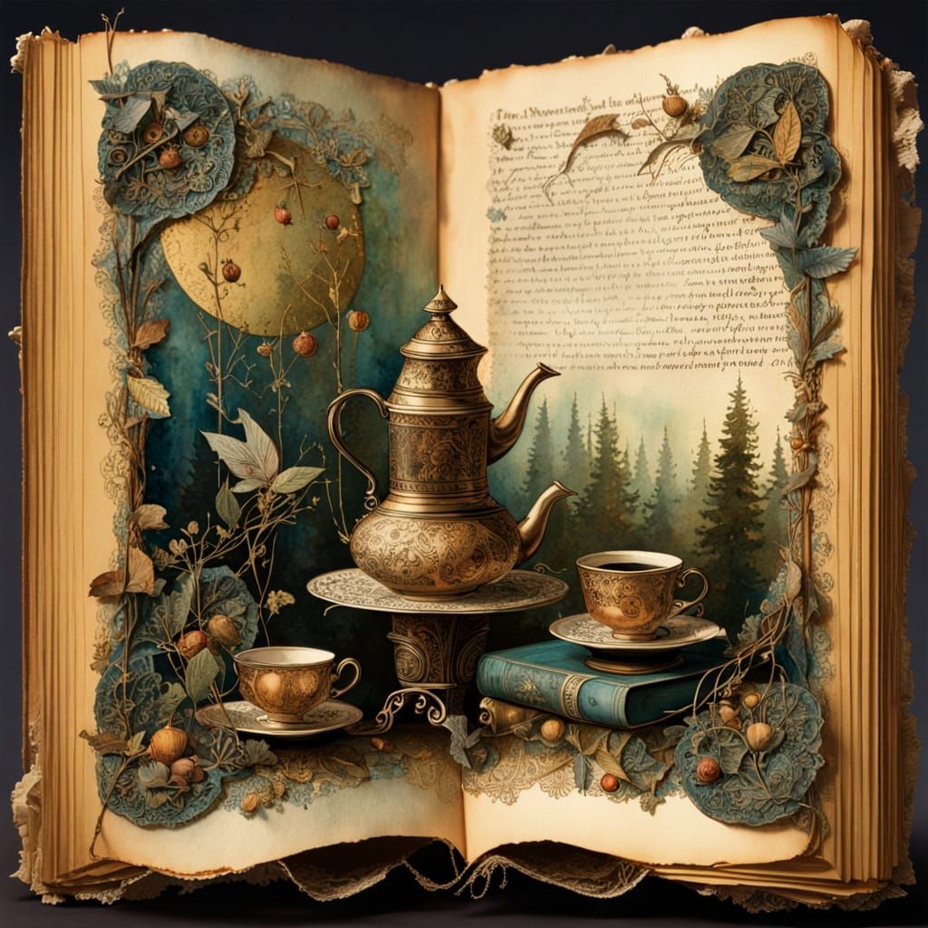 Whimsical Steampunk Woodland Tea Party in Vintage Style