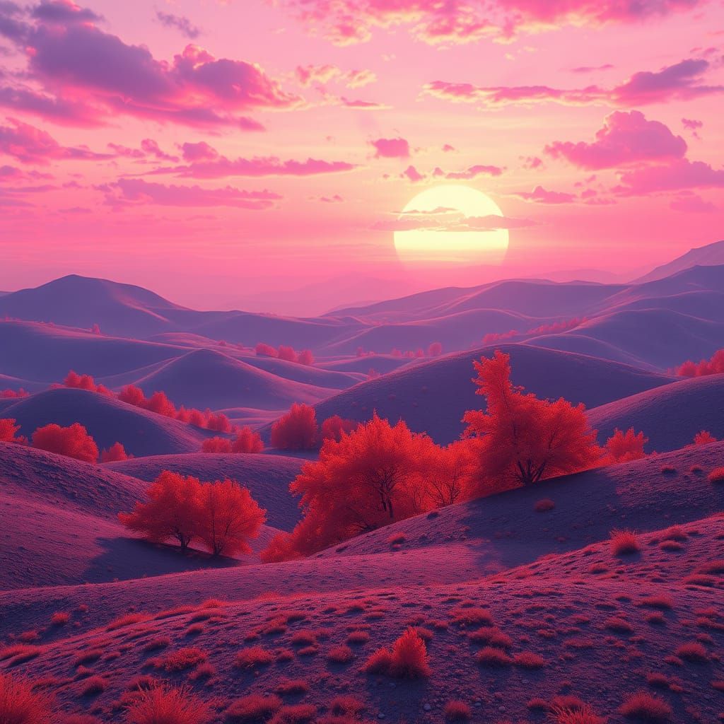 Dreamlike Landscape in Realistic 8K