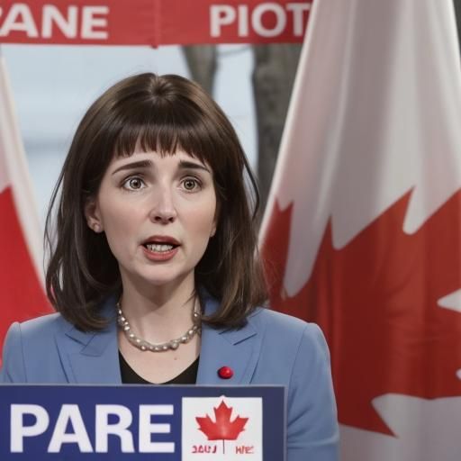 Canadian Politician Addressing Public