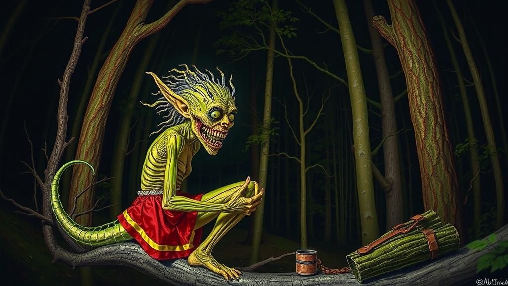 Sinister Forest Creature Captured on Trail Cam