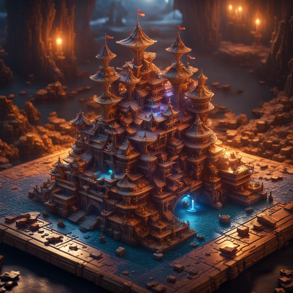 Glowing Puzzle Piece Completes the Scene