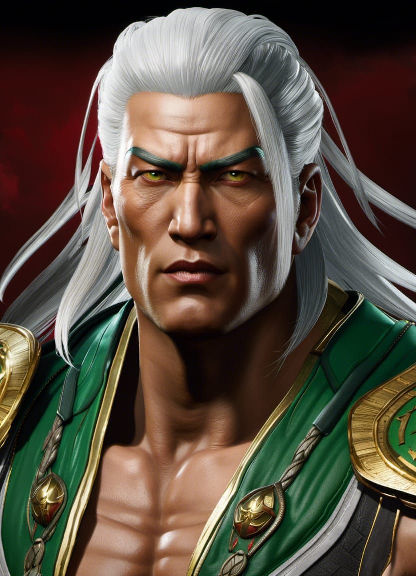 Fujin, Wind God Portrait in Ultrarealistic Style