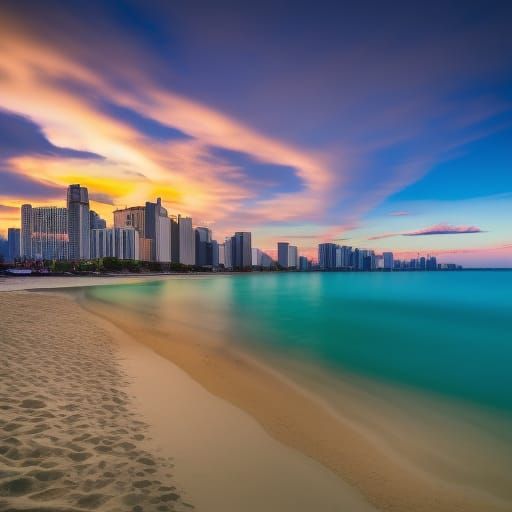 Beach Meets City: Realistic Professional Photography