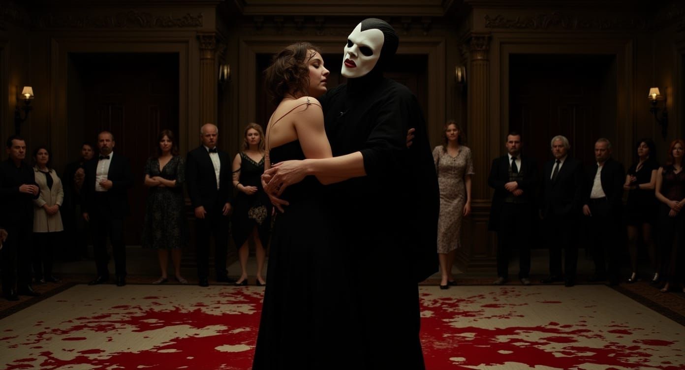 Mysterious Man Dances with Unconscious Woman Amidst Sinister...