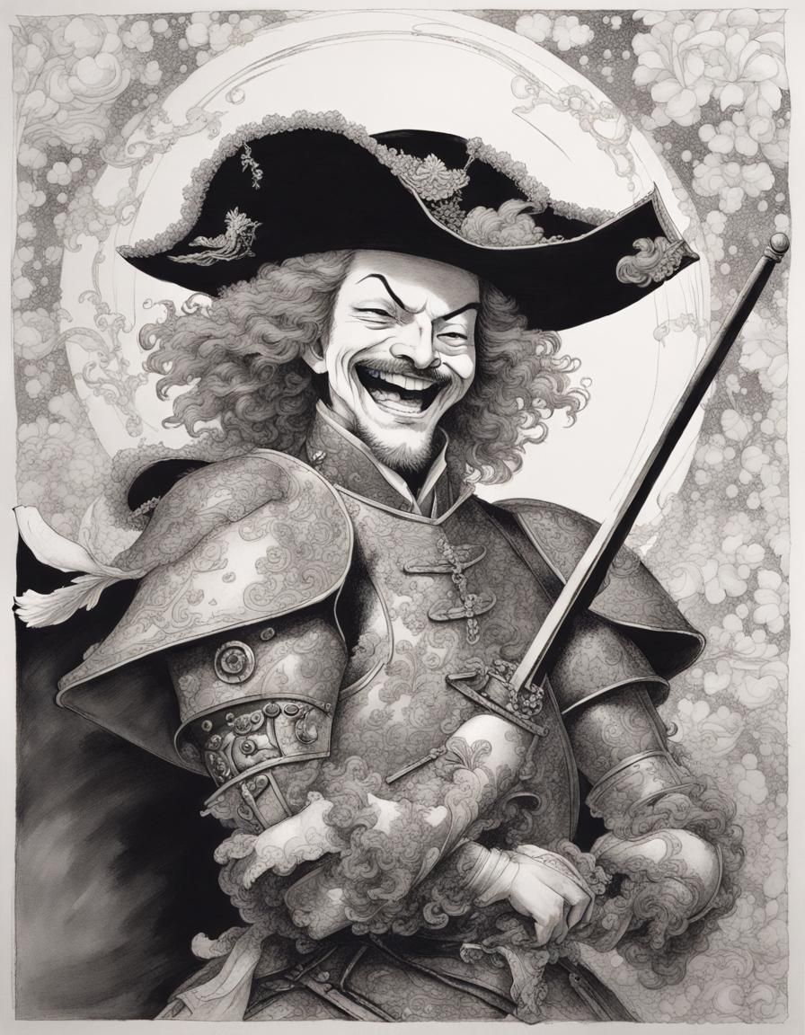 Laughing Cavalier in Yoshitaka Amano Style