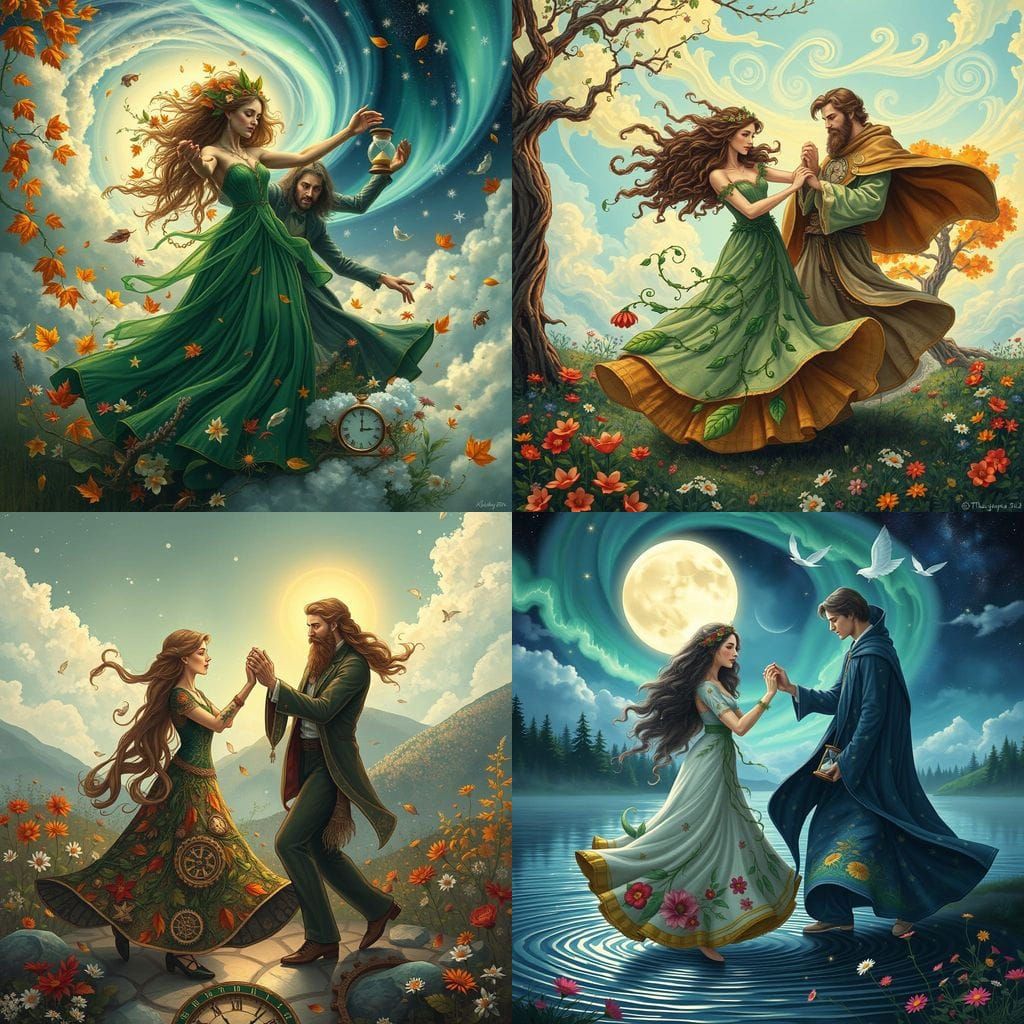 Mother Earth and Father Time Dance Through the Seasons in a ...