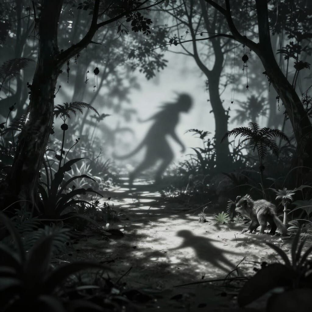 Shadow Reality: Eerie Plants and Creatures in a Lightless Wo...