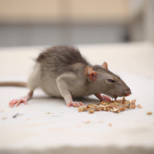 Starved Rat in Natural Lighting: Professional Photography