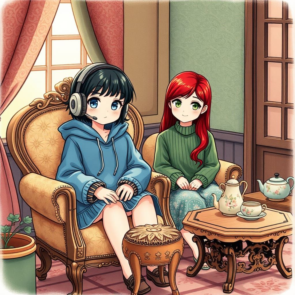 Tea with a long lost friend