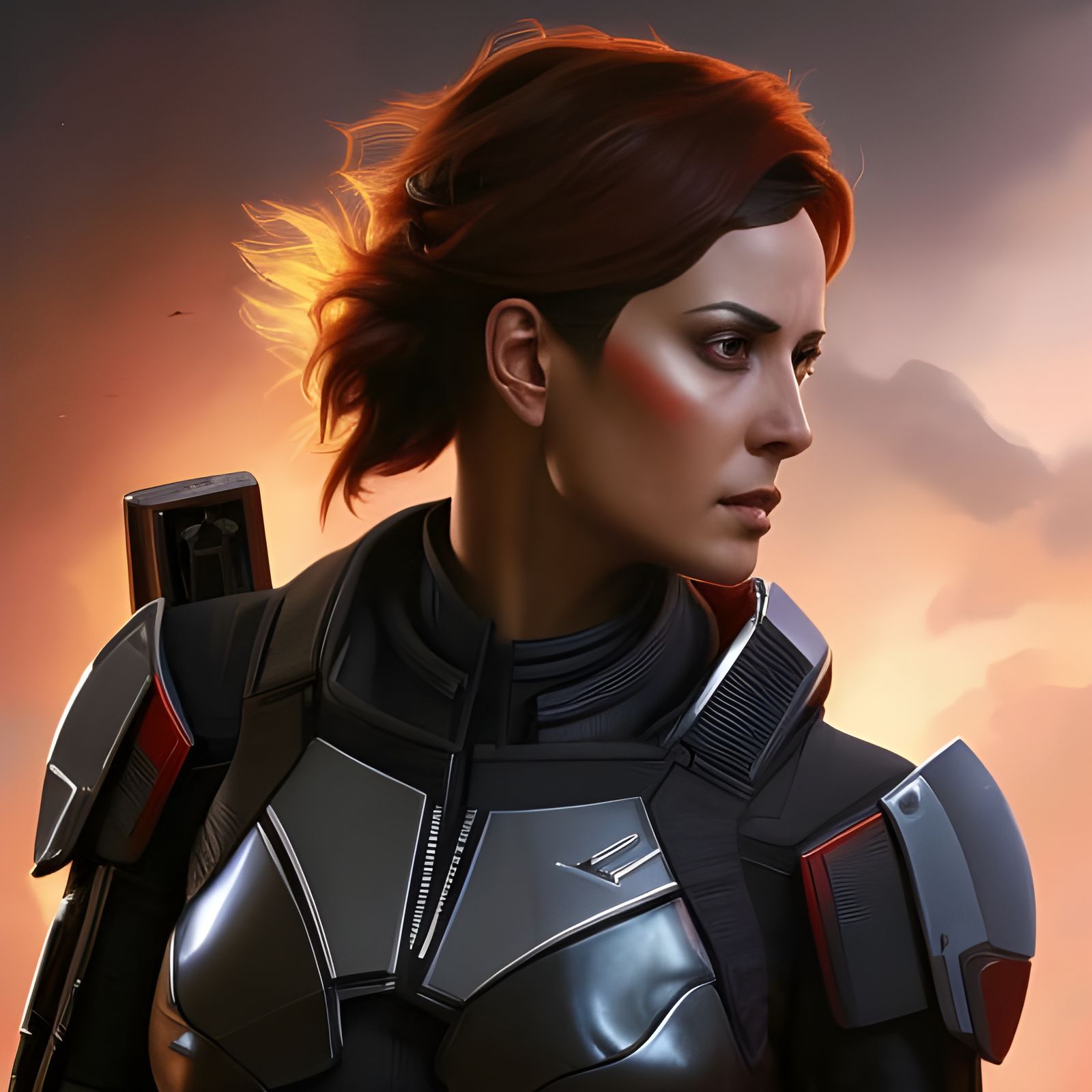 I'm Commander Shepherd and this is my favorite artwork on the Citadel.