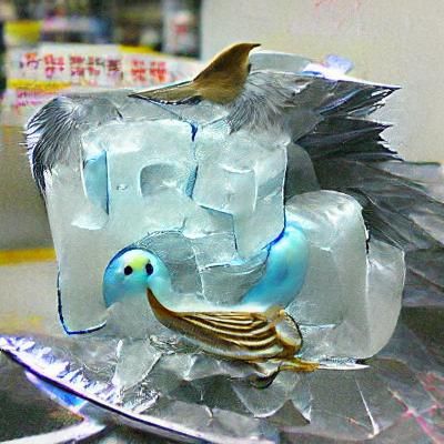 Ethereal Ice Bird Fantasy