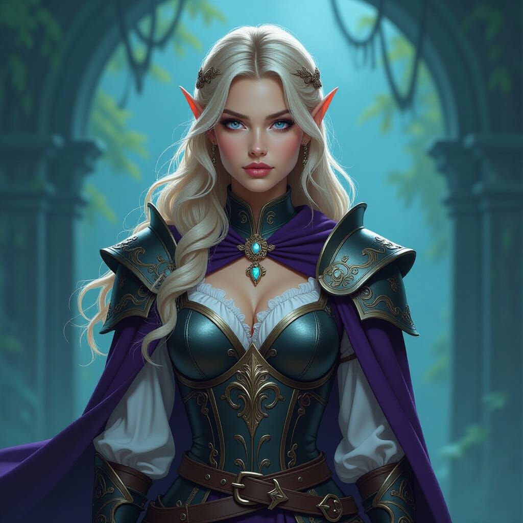 Fantasy Characters in a Mystical Realm