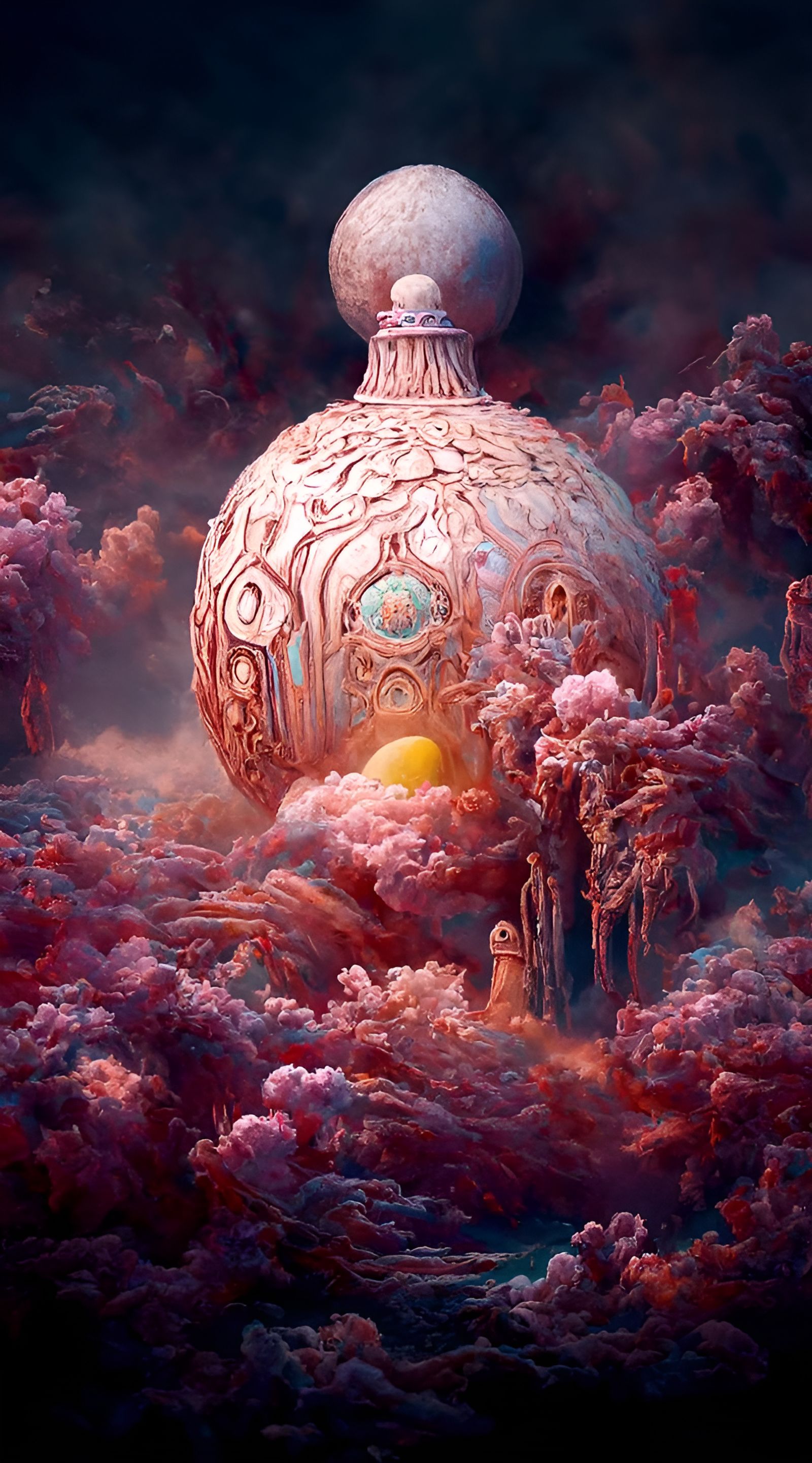 Slavic God Rod Emerges from Celestial Egg