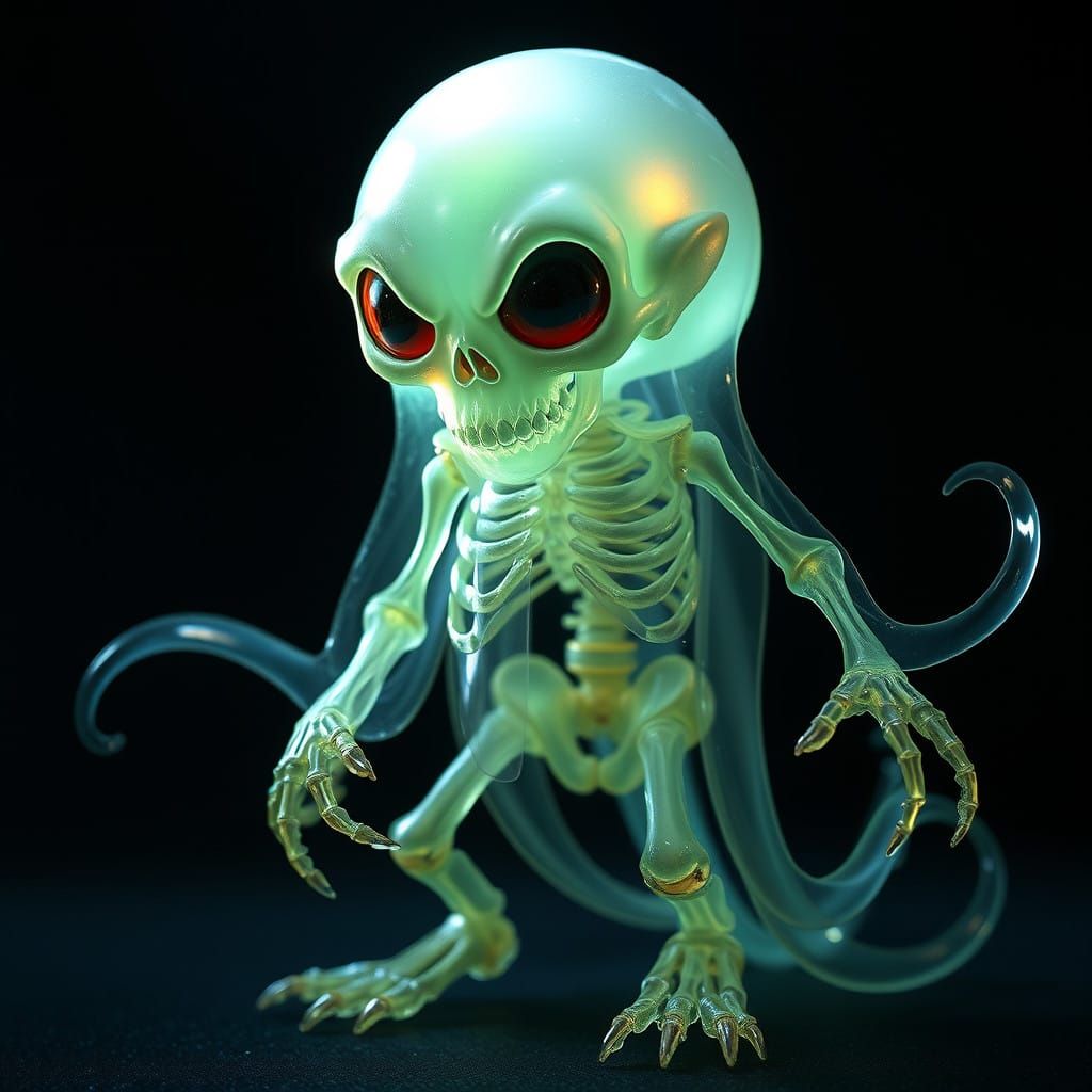 Ghostly Slime Monster Revealed